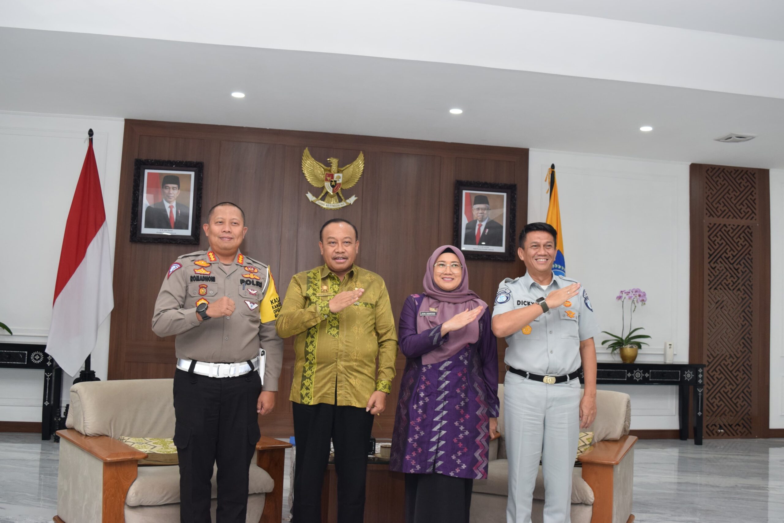 Pj Gubernur NTB Terima Audiensi Kepala Cabang Jasa Raharja NTB