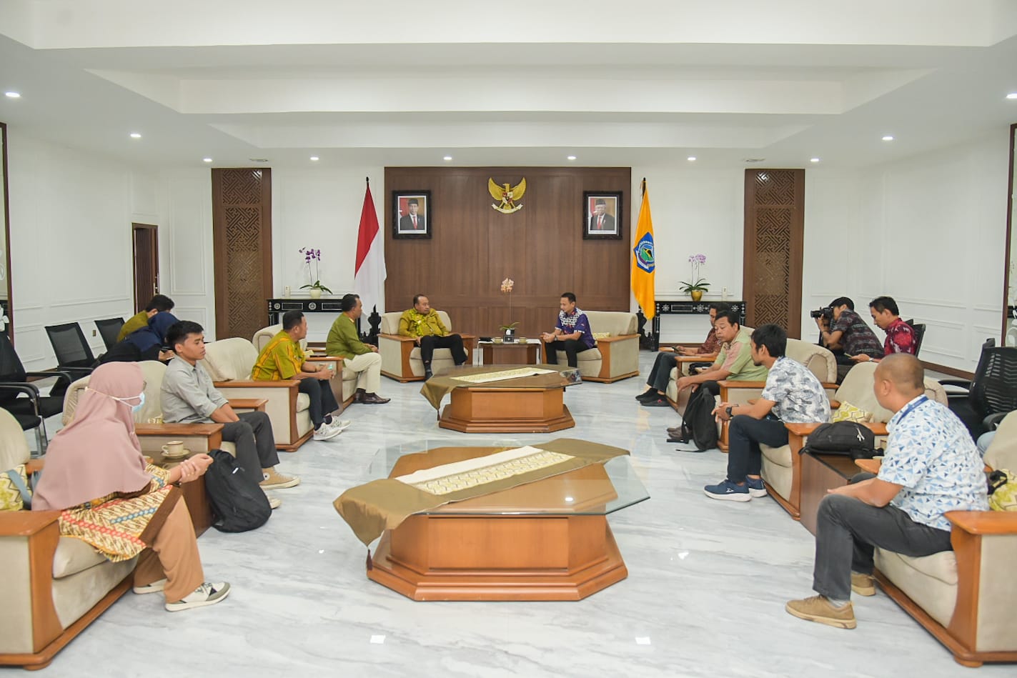 Mantapkan Kolaborasi, Pj Gubernur Sambut Audiensi Kepala Biro Antara NTB